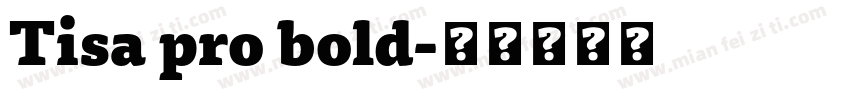 Tisa pro bold字体转换